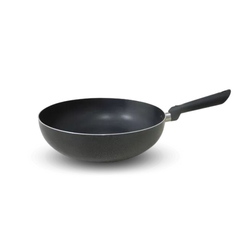 RECORD - Sartén Wok Antiadherente RECORD de Fierro Con 26 cm Negro