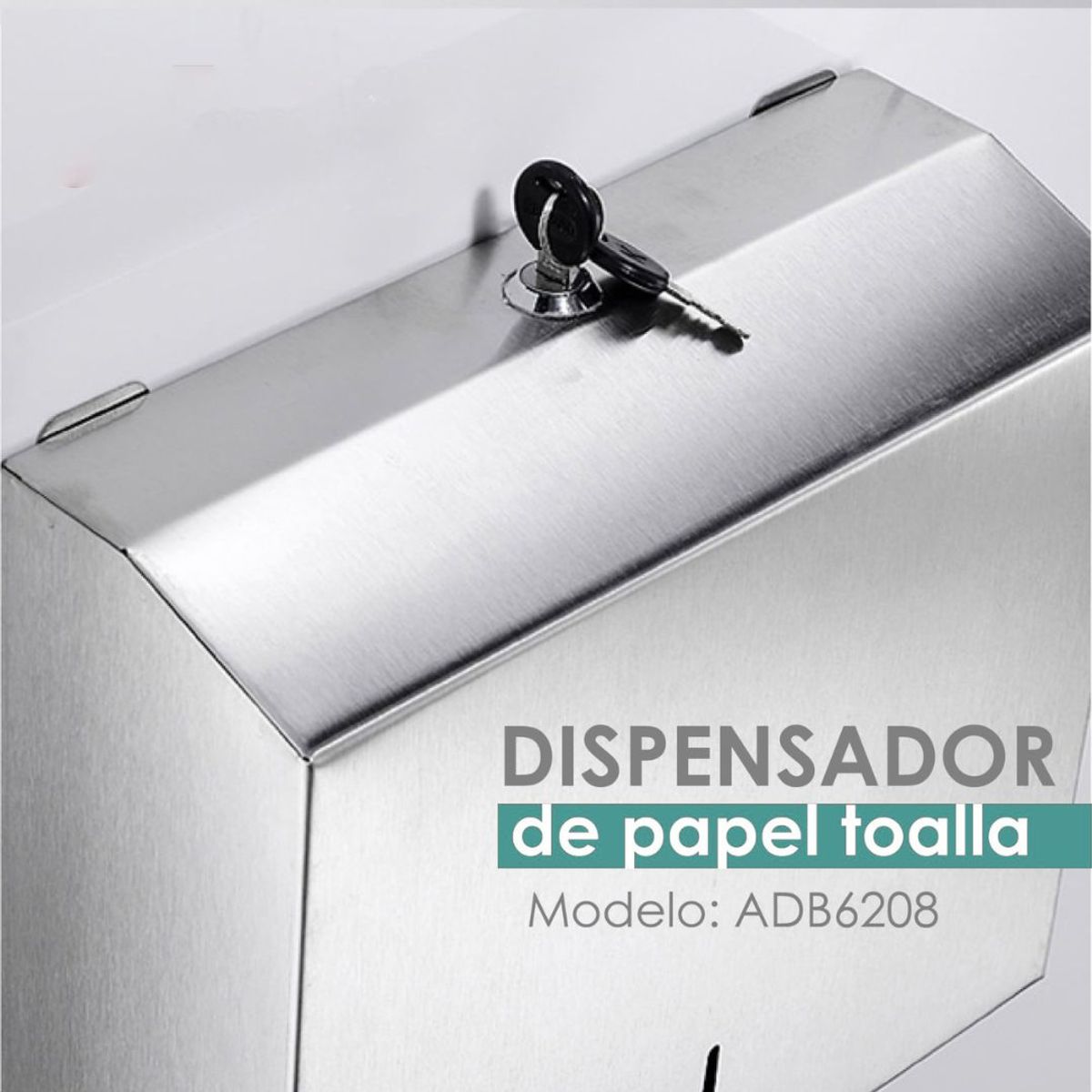 GENERICO - Dispensador de Acero para Papel Toalla