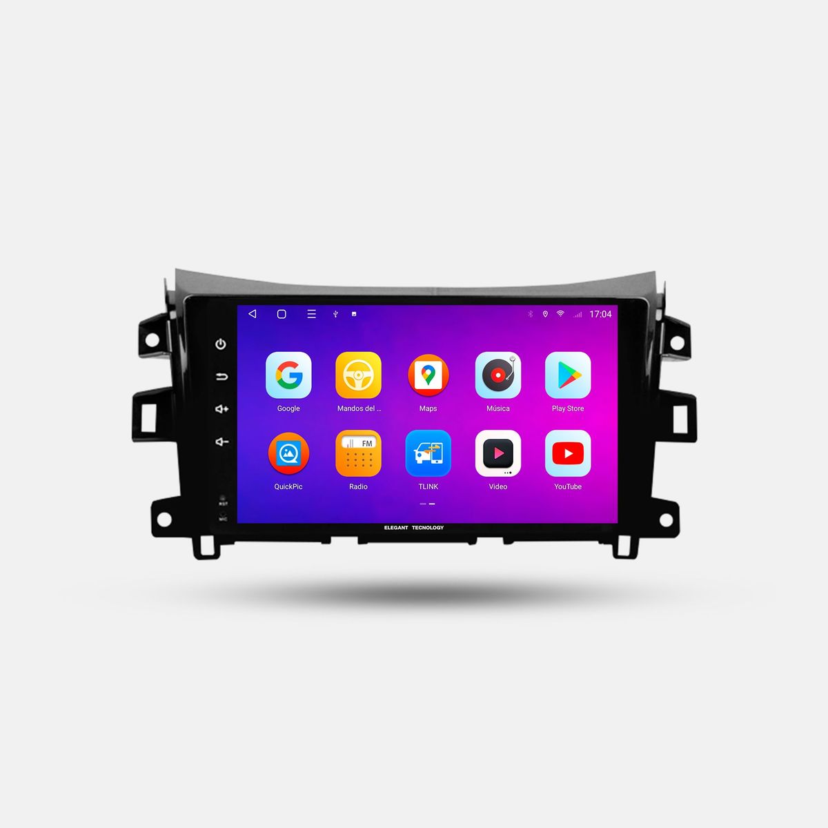 GENERICO - Autoradio Android Elegant Tecnology Nissan Navara NP300 2014-2015 4-64Gb 4+64GB 8 Nucleos +Chip