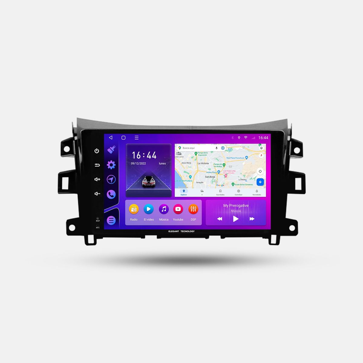 GENERICO - Autoradio Android Elegant Tecnology Nissan Navara NP300 2014-2015 4-64Gb 4+64GB 8 Nucleos +Chip