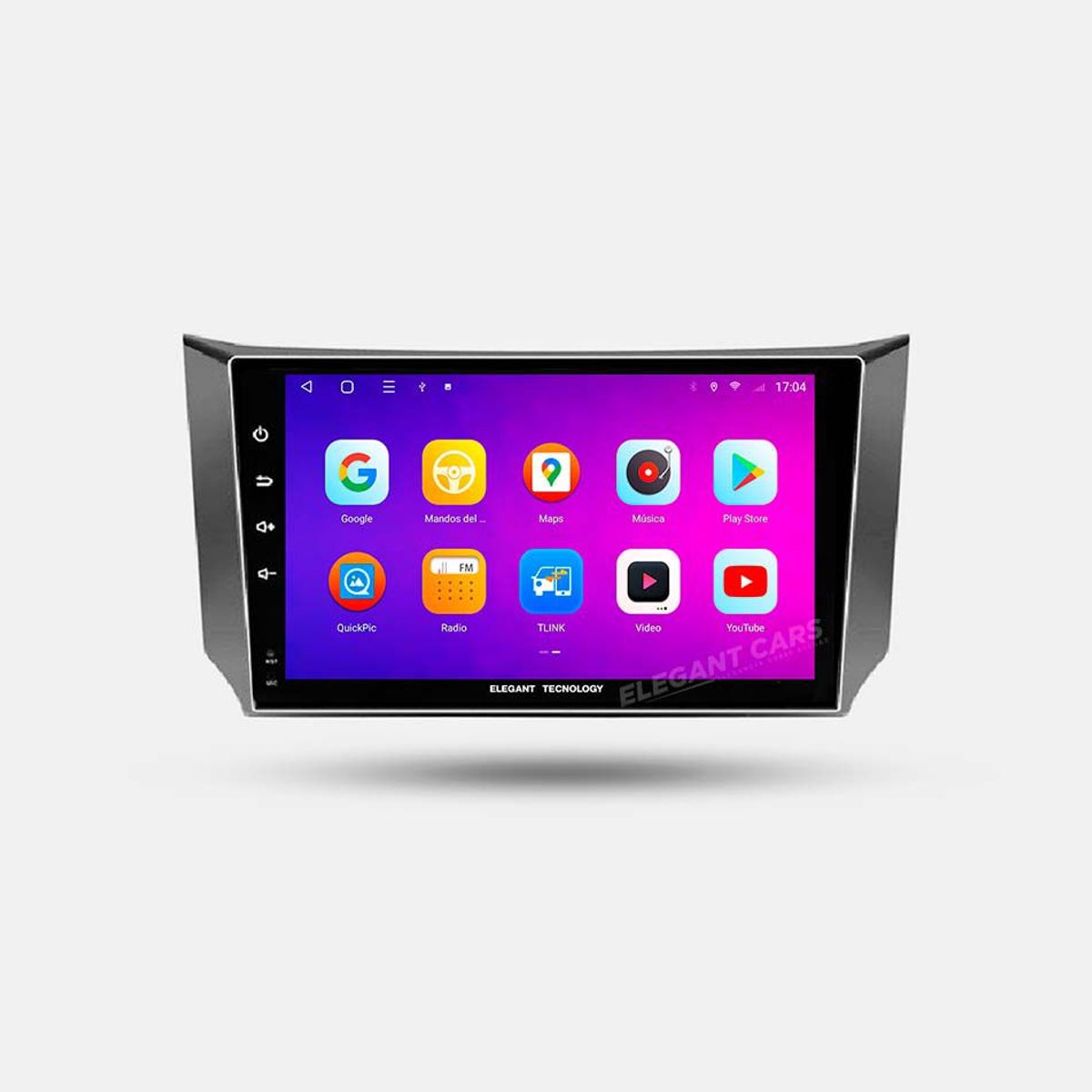 GENERICO - Autoradio Android Elegant Tecnology Nissan Sentra 2013-2020 4-64Gb 4+64GB 8 Nucleos +Chip