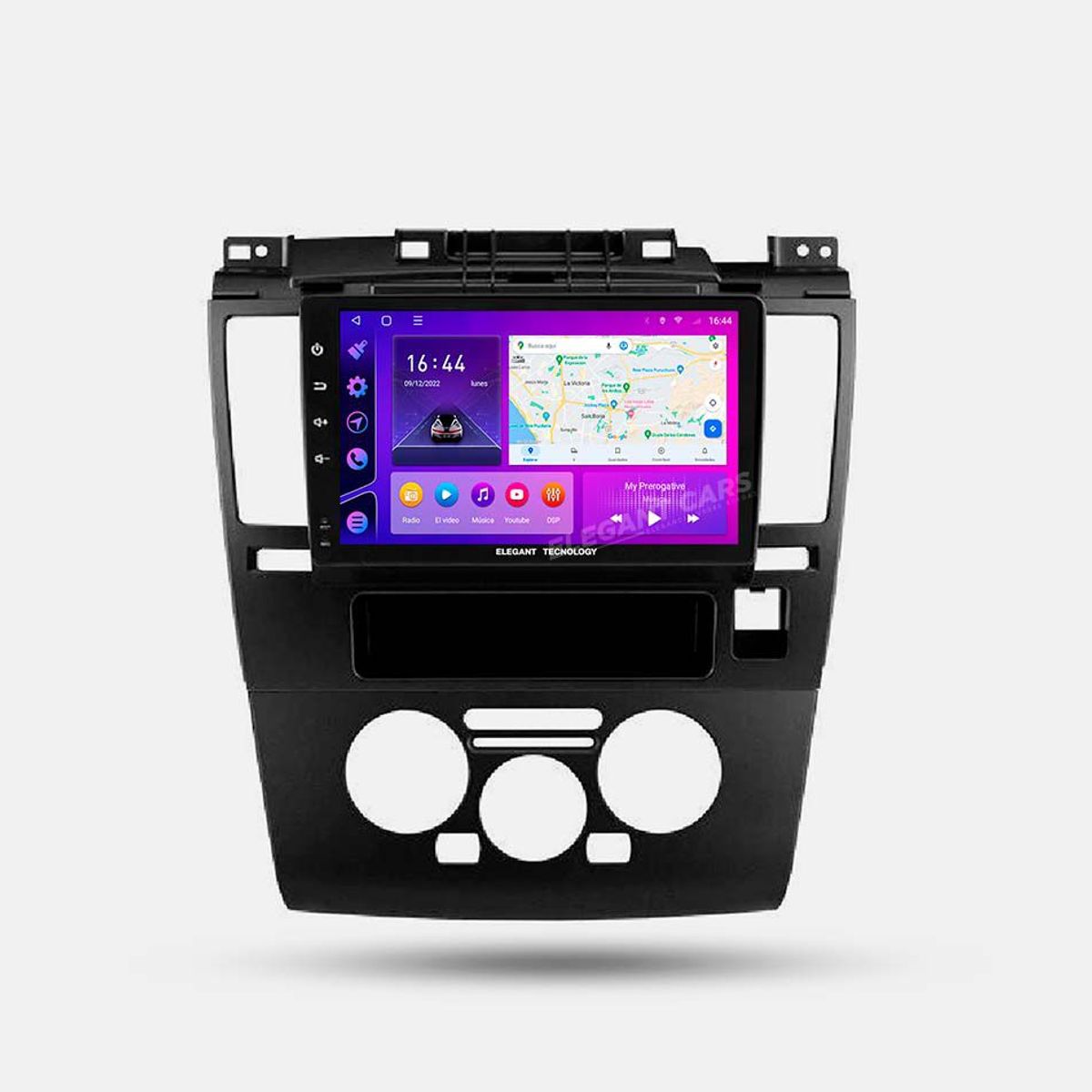 GENERICO - Autoradio Android Elegant Tecnology Nissan Tiida 2004-2019 4-64Gb 4+64GB 8 Nucleos +Chip