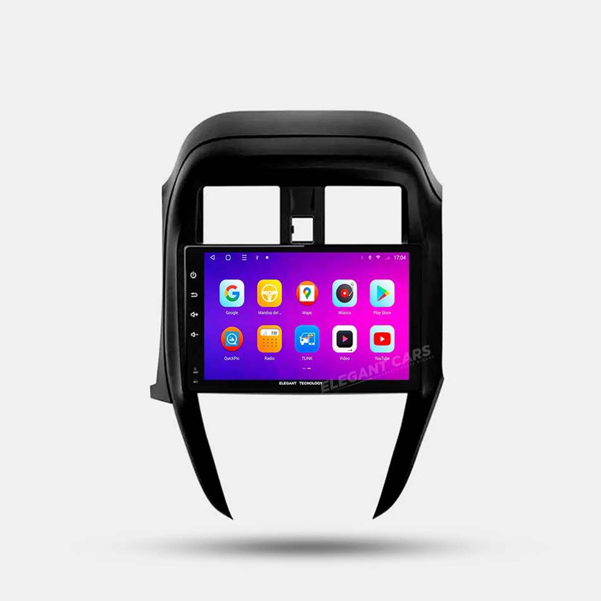 GENERICO - Autoradio Android Elegant Tecnology nissan versa 2012-2019 4-64Gb 4+64GB 8 Nucleos +Chip