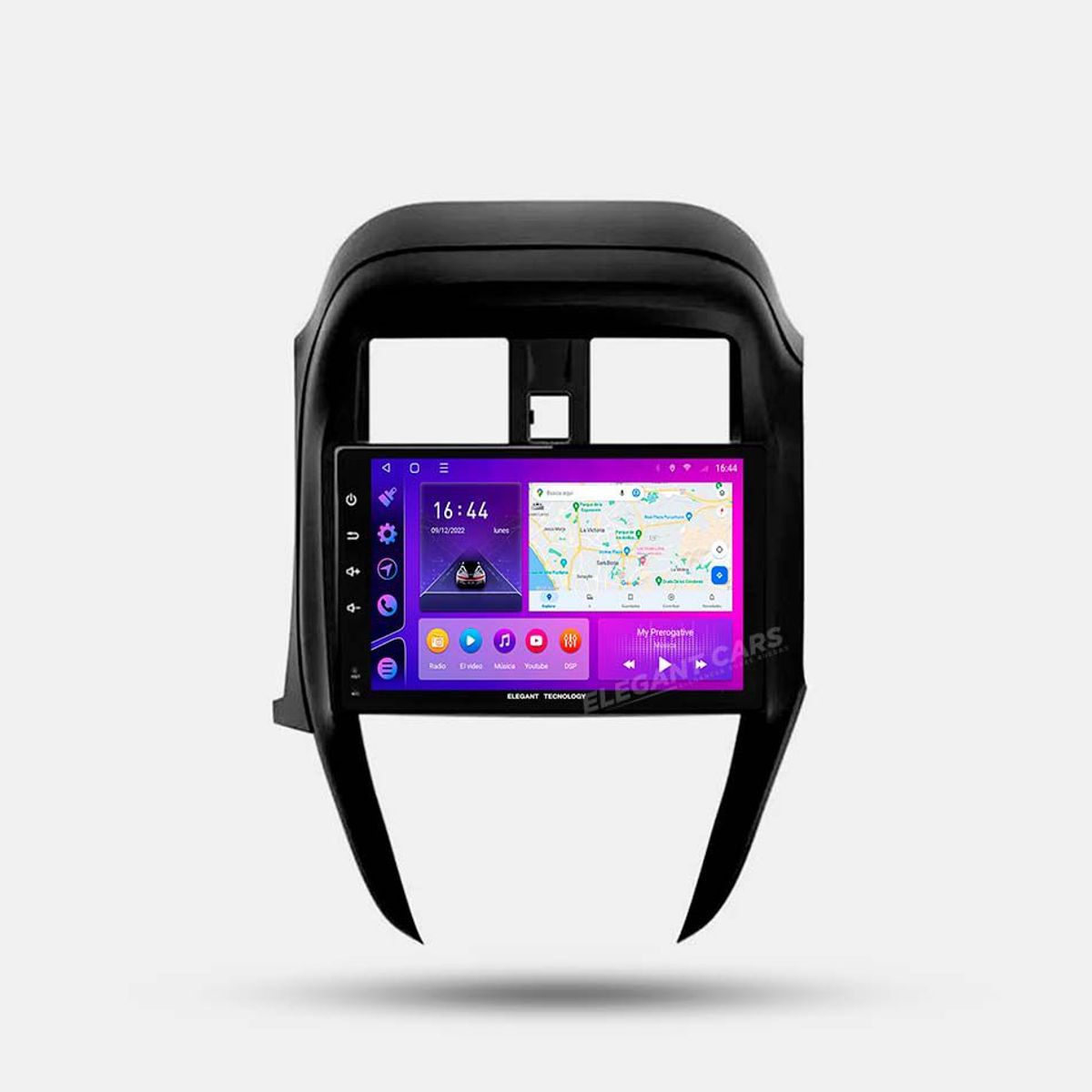 GENERICO - Autoradio Android Elegant Tecnology nissan versa 2012-2019 4-64Gb 4+64GB 8 Nucleos +Chip