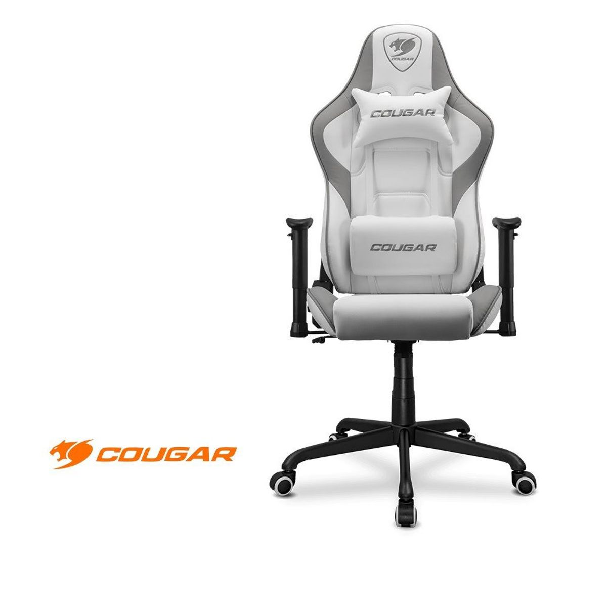 COUGAR - Silla Gamer Cougar Armor Elite Blanco Cuero PVC Acero 3MELIWHB0001