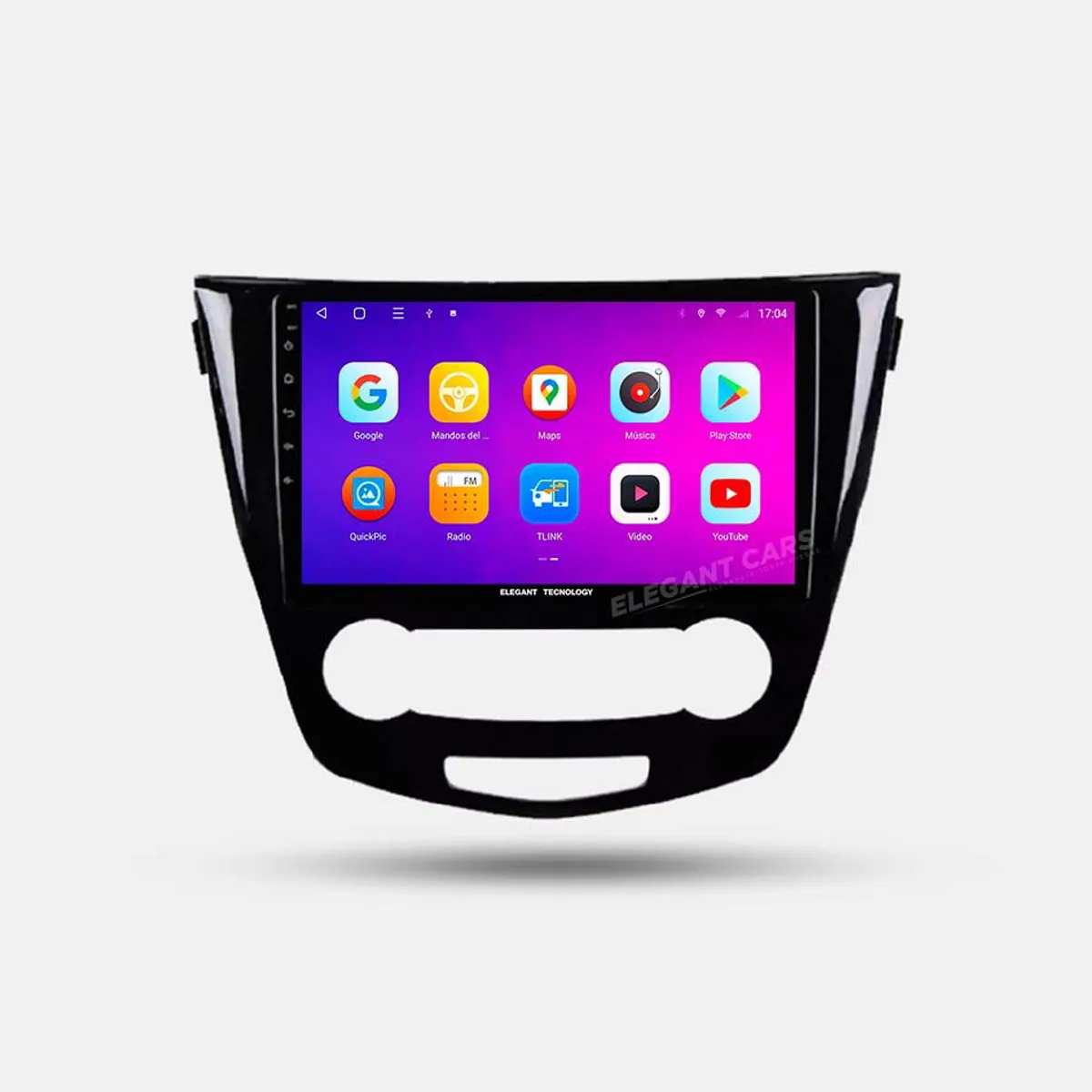 GENERICO - Autoradio Android Elegant Tecnology Nissan Xtrail Qasqai 2014-2020  4-64Gb 4+64GB 8 Nucleos +Chip