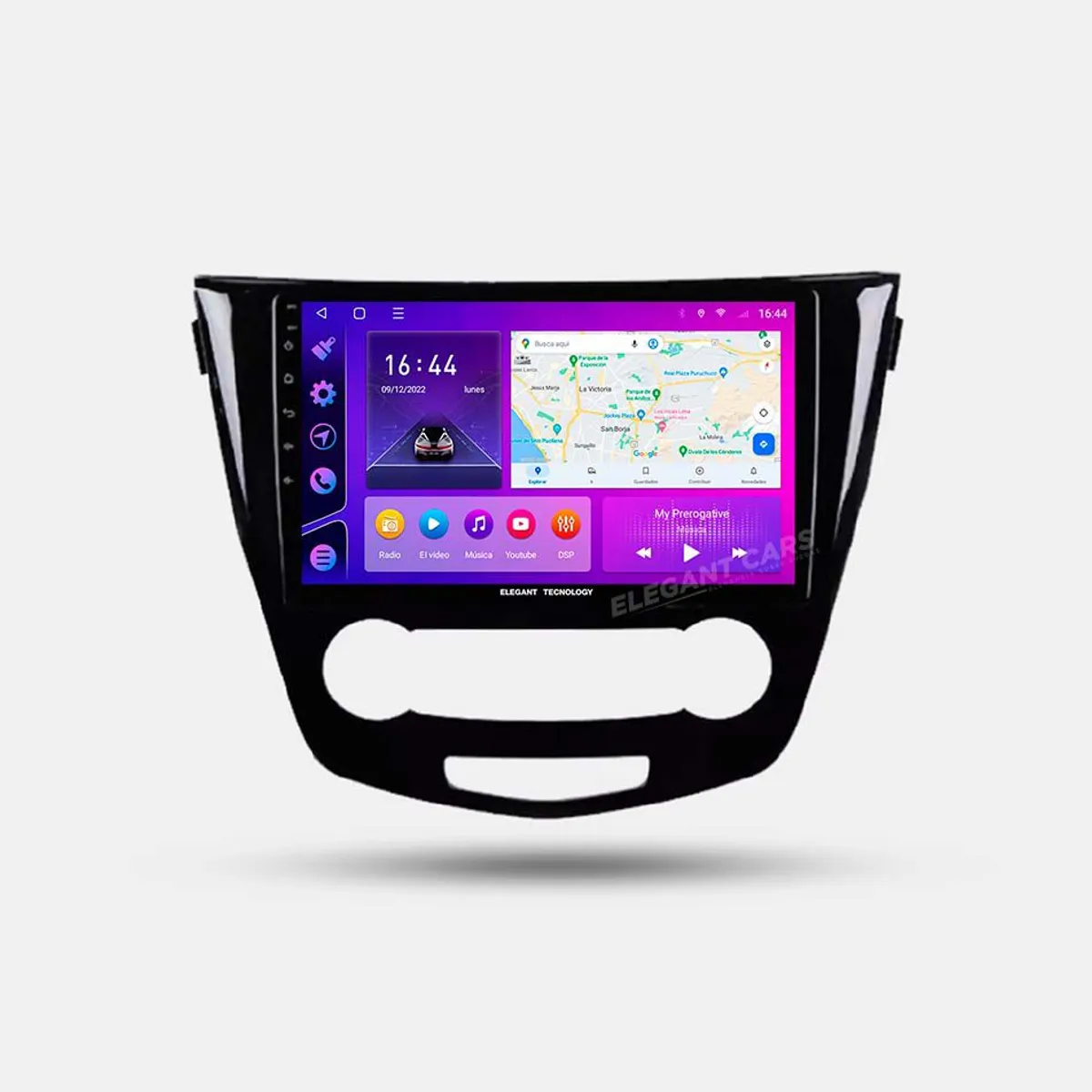 GENERICO - Autoradio Android Elegant Tecnology Nissan Xtrail Qasqai 2014-2020  4-64Gb 4+64GB 8 Nucleos +Chip