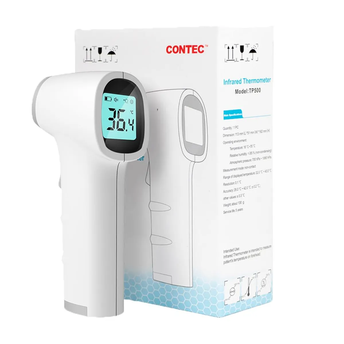 CONTEC - TERMOMETRO CONTEC TP500 INFRARROJO