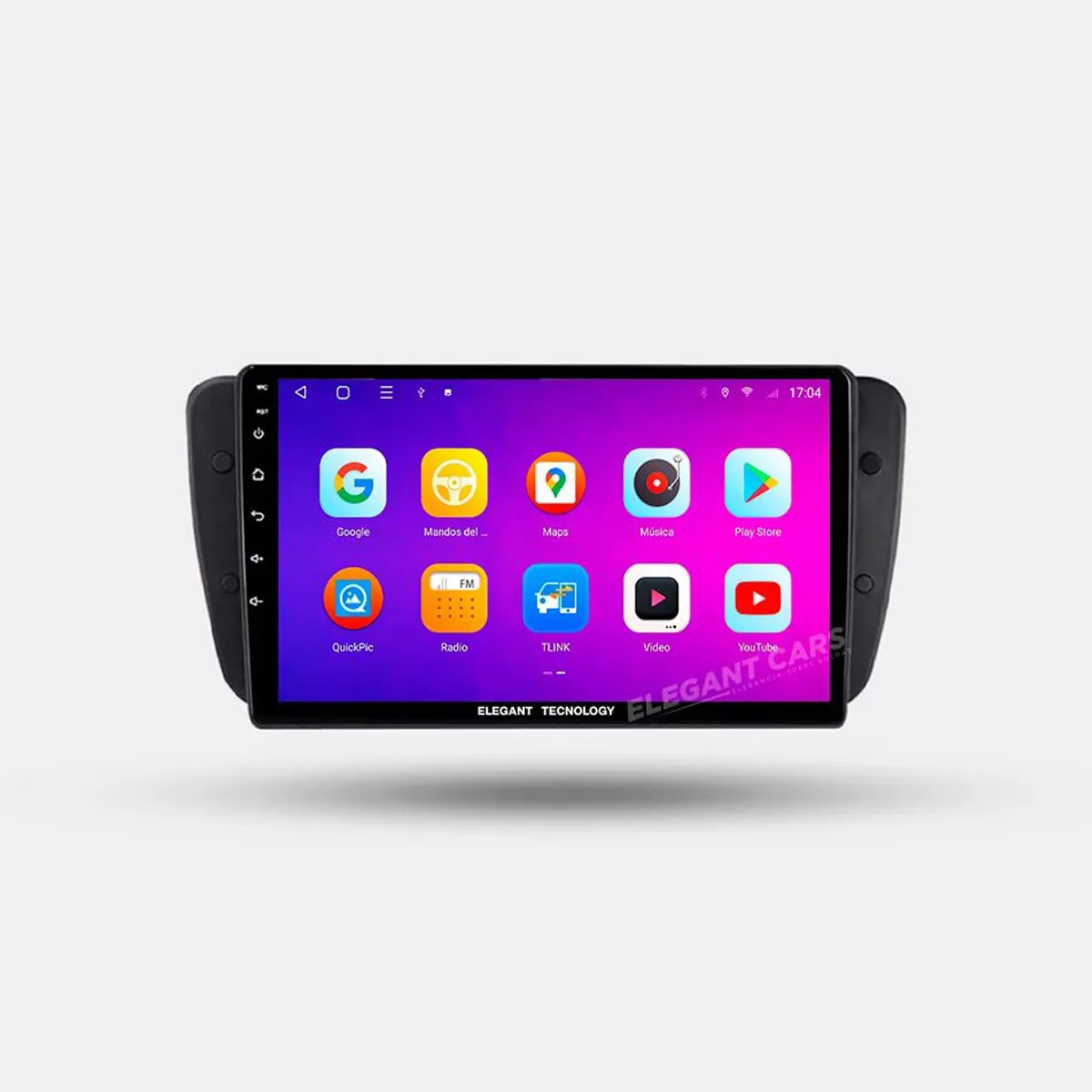 GENERICO - Autoradio Android Elegant Tecnology Seat Ibiza 2009-2013 4-64Gb 4+64GB 8 Nucleos +Chip