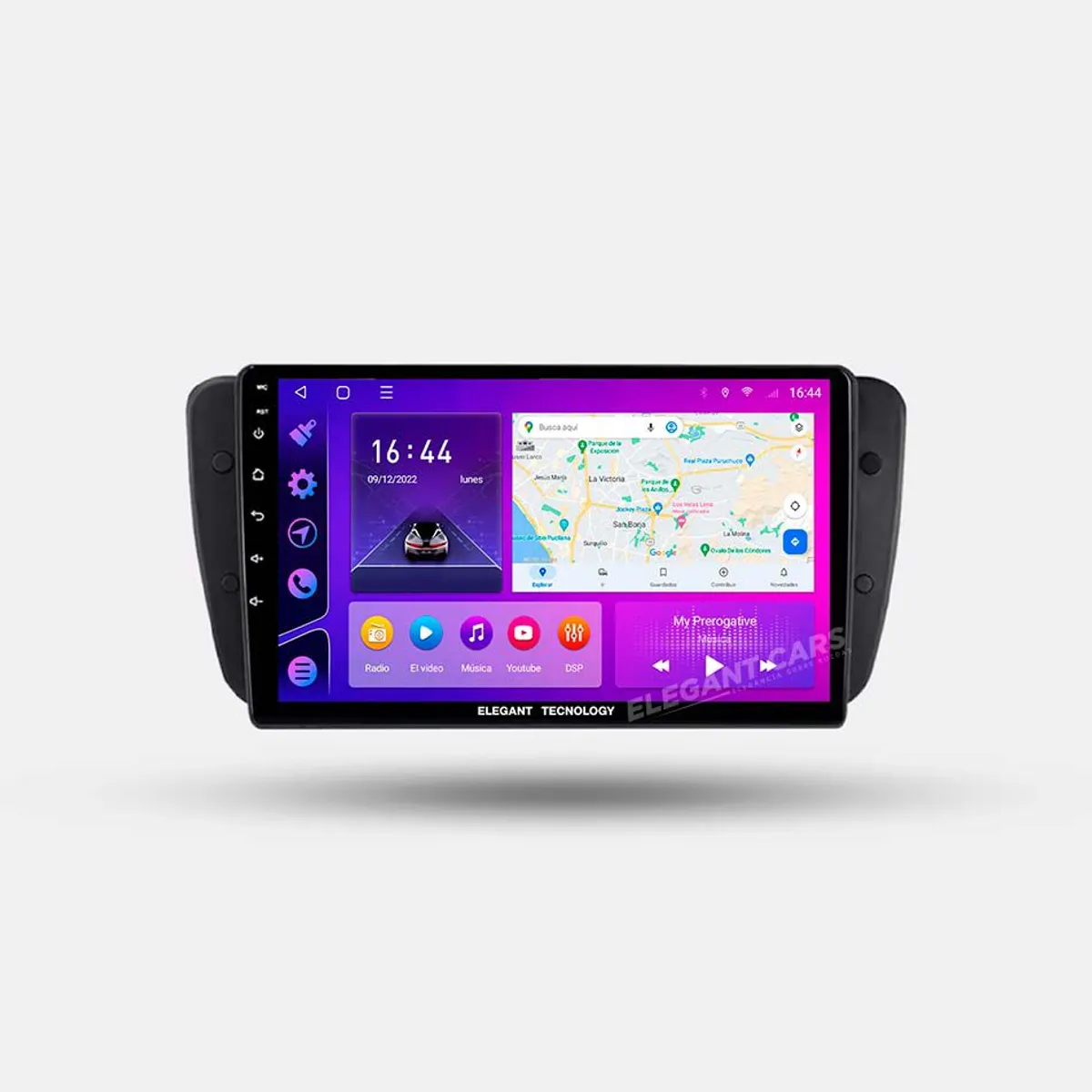 GENERICO - Autoradio Android Elegant Tecnology Seat Ibiza 2009-2013 4-64Gb 4+64GB 8 Nucleos +Chip