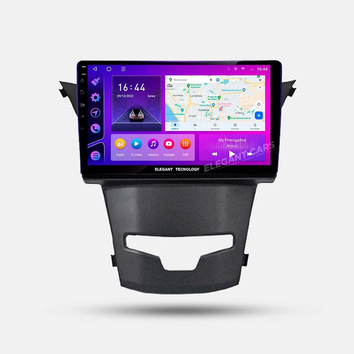 GENERICO - Autoradio Android Elegant Tecnology Ssangyong korando 2013-2017 4-64Gb 4+64GB 8 Nucleos +Chip