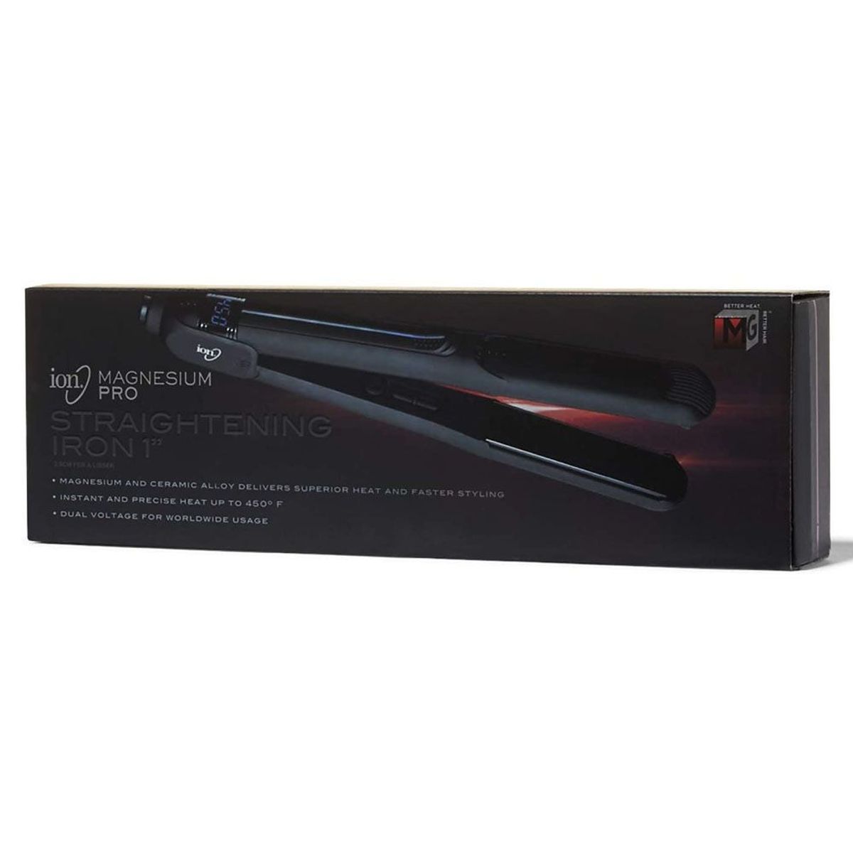 GENERICO - Plancha de Cabello Portátil Iónica Antifrizz -Pantalla LED - 5 Niveles