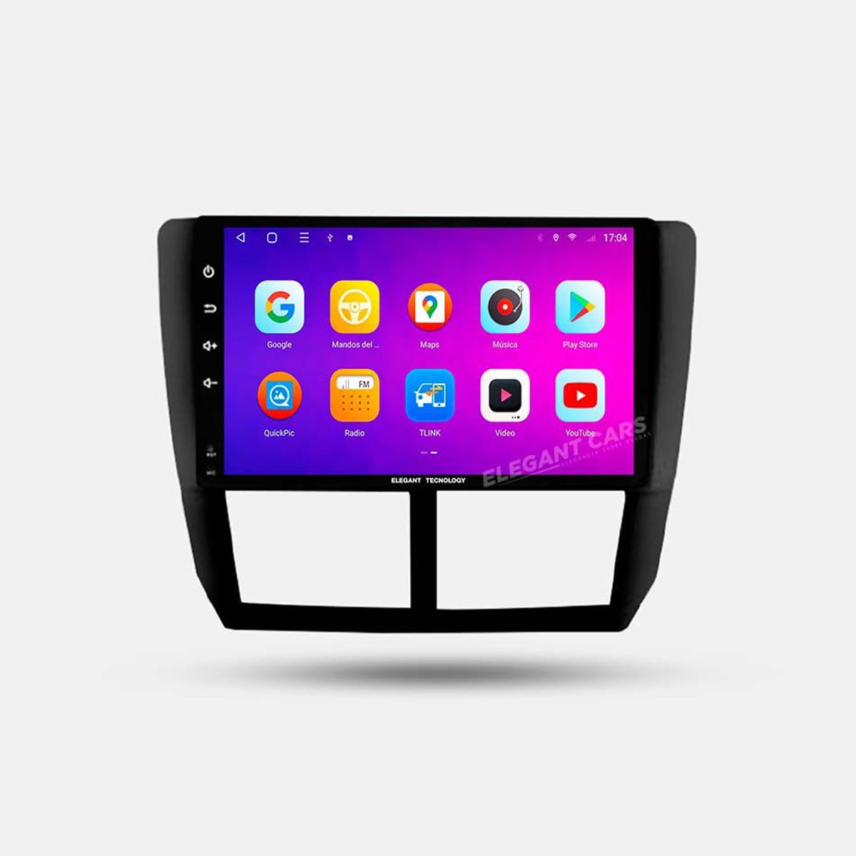 GENERICO - Autoradio Android Elegant Tecnology Subaru Forester Impreza WRX STI XV 2007-2012 4-64Gb 4+64GB 8 Nucleos +Chip