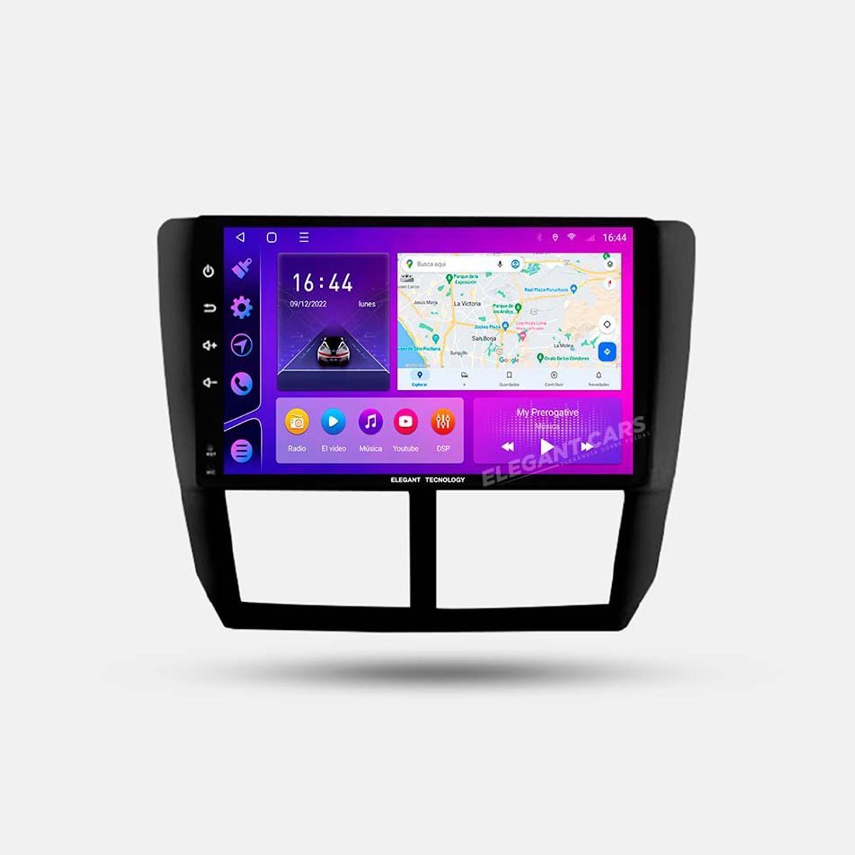 GENERICO - Autoradio Android Elegant Tecnology Subaru Forester Impreza WRX STI XV 2007-2012 4-64Gb 4+64GB 8 Nucleos +Chip
