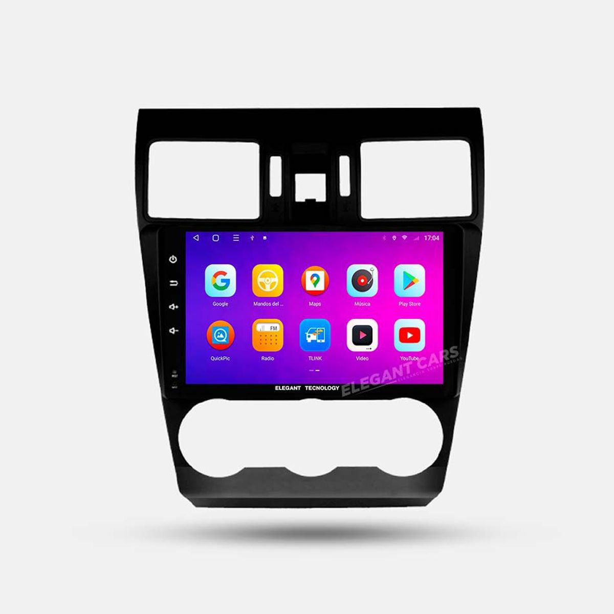 GENERICO - Autoradio Android Elegant Tecnology Subaru Forester Impreza WRX STI XV 2013-2017 4-64Gb 4+64GB 8 Nucleos +Chip