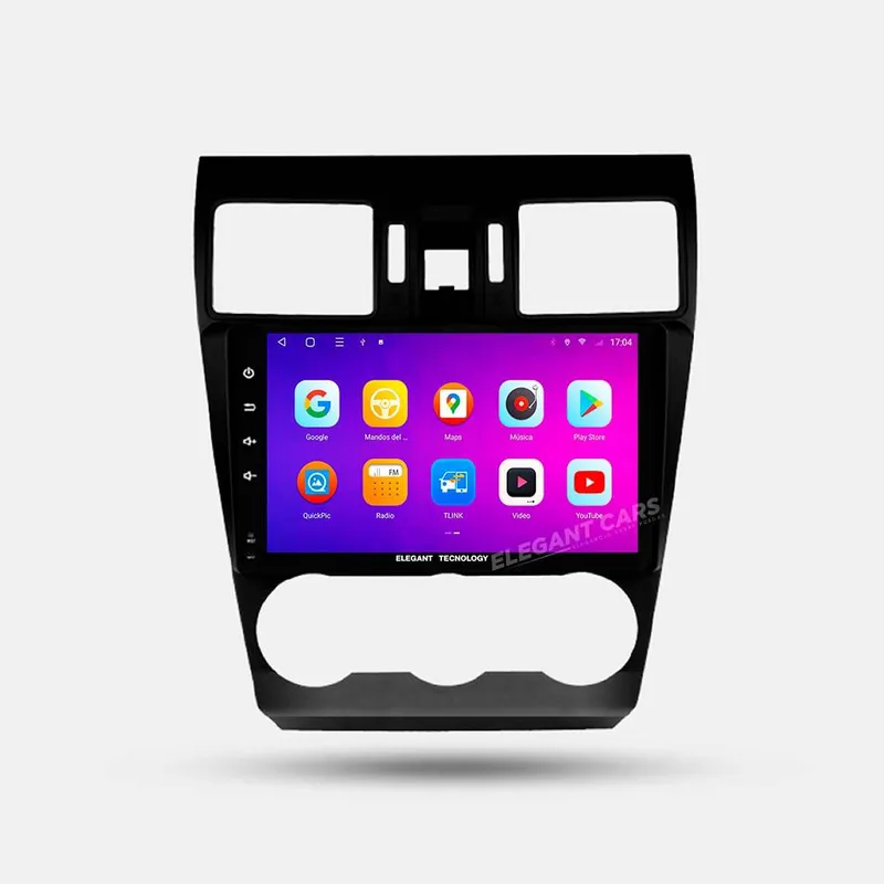 GENERICO - Autoradio Android Elegant Tecnology Subaru Forester Impreza WRX STI XV 2013-2017 4-64Gb 4+64GB 8 Nucleos +Chip