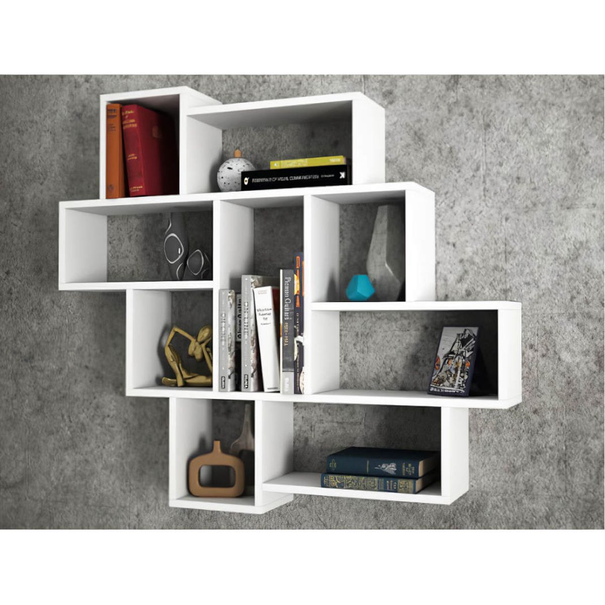 GENERICO - Repisa Estantería De Pared Moderna Carey