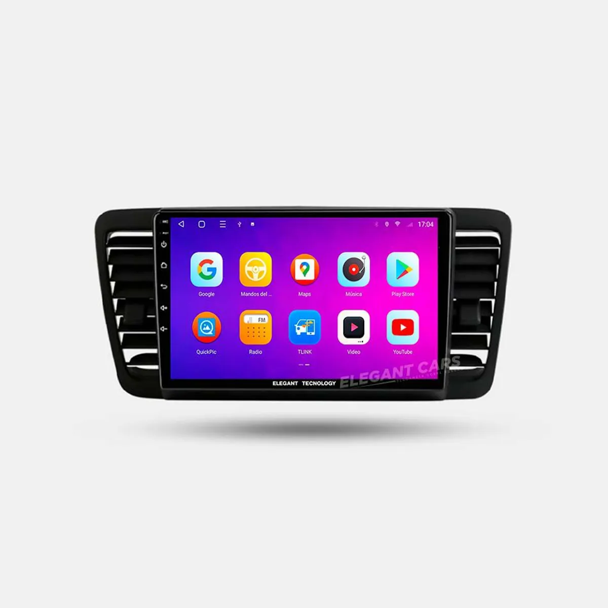 GENERICO - Autoradio Android Elegant Tecnology Subaru Legacy Outback 2004-2009 4-64Gb 4+64GB 8 Nucleos +Chip