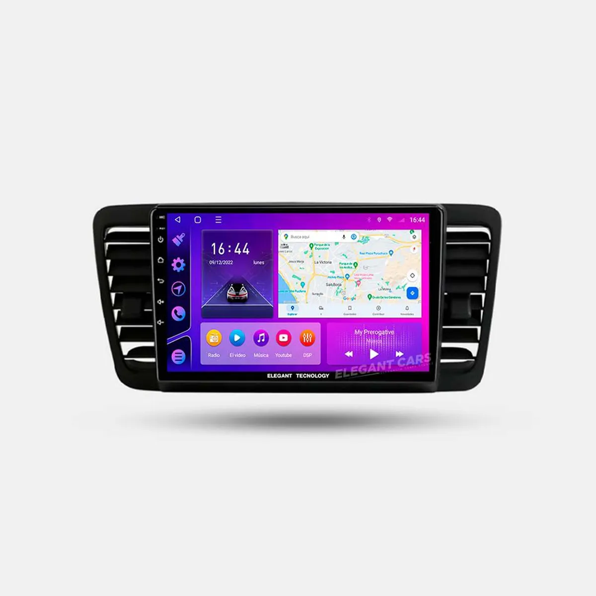 GENERICO - Autoradio Android Elegant Tecnology Subaru Legacy Outback 2004-2009 4-64Gb 4+64GB 8 Nucleos +Chip