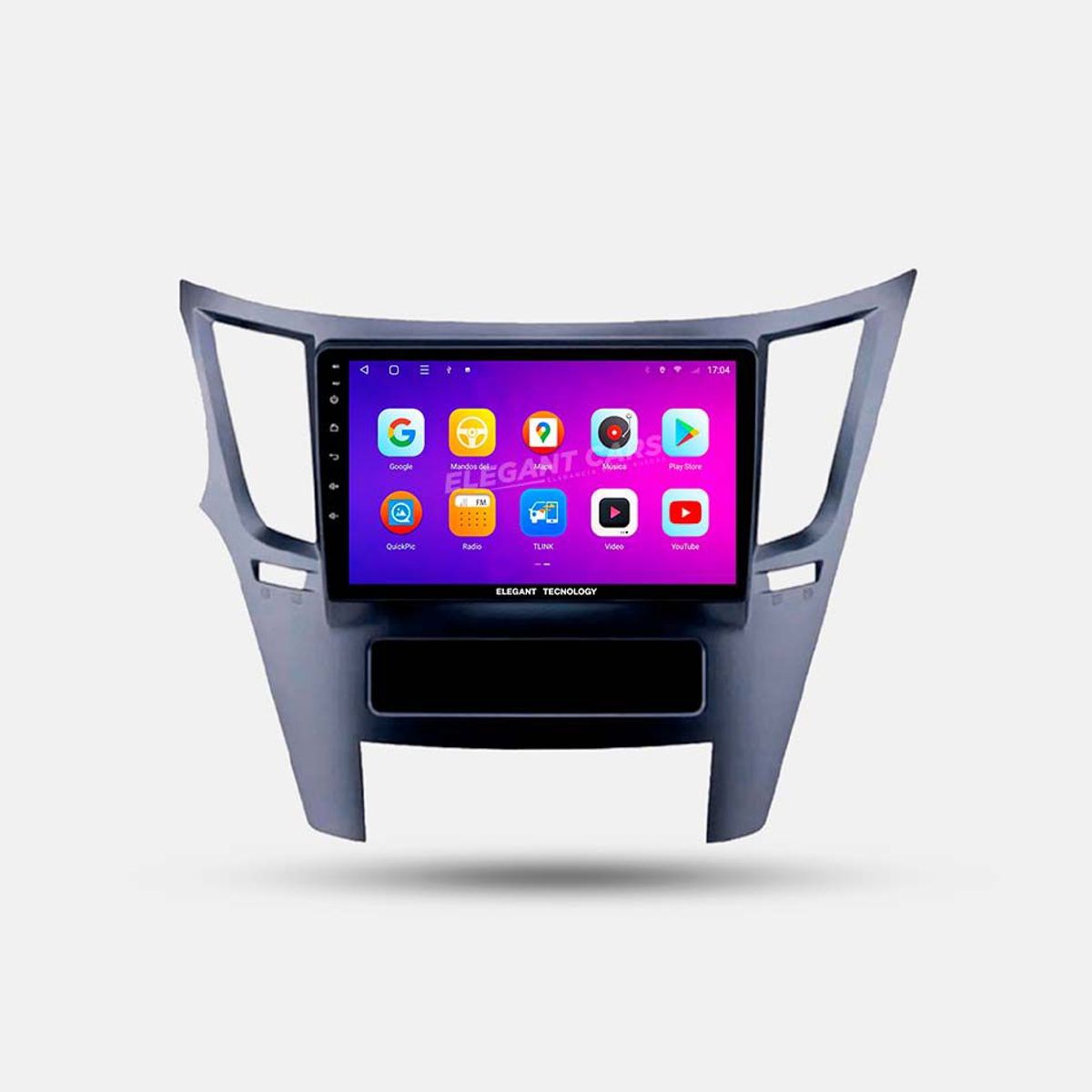 GENERICO - Autoradio Android Elegant Tecnology Subaru Legacy Outback 2009-2014 4-64Gb 4+64GB 8 Nucleos +Chip