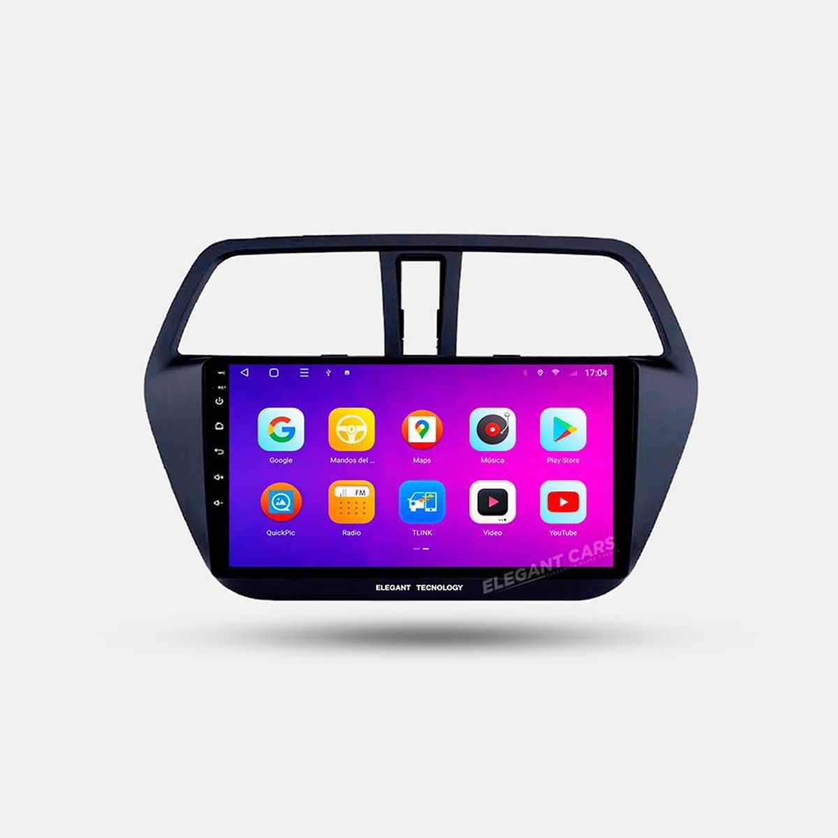 GENERICO - Autoradio Android Elegant Tecnology Suzuki S Cross 2014-2020 4-64Gb 4+64GB 8 Nucleos +Chip