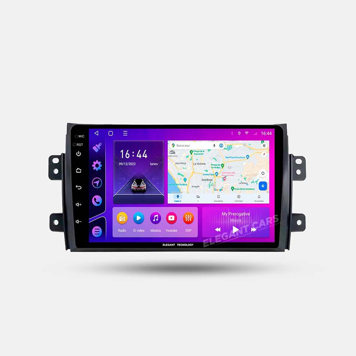 GENERICO - Autoradio Android Elegant Tecnology Suzuki SX4 2006-2013 4-64Gb 4+64GB 8 Nucleos +Chip