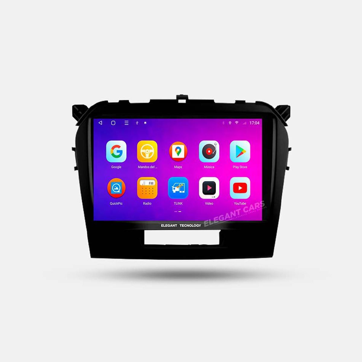 GENERICO - Autoradio Android Elegant Tecnology Suzuki Vitara 2015-2021 4-64Gb 4+64GB 8 Nucleos +Chip