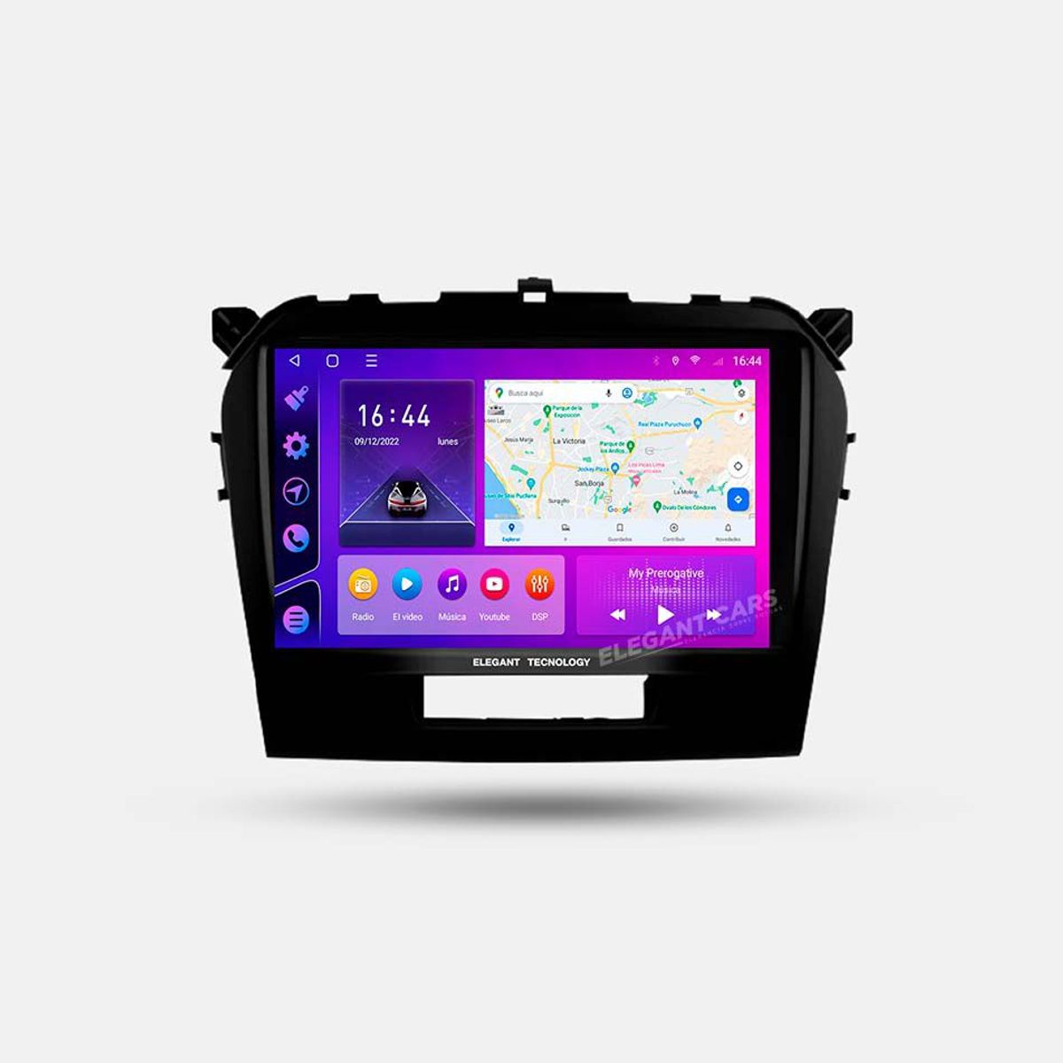 GENERICO - Autoradio Android Elegant Tecnology Suzuki Vitara 2015-2021 4-64Gb 4+64GB 8 Nucleos +Chip