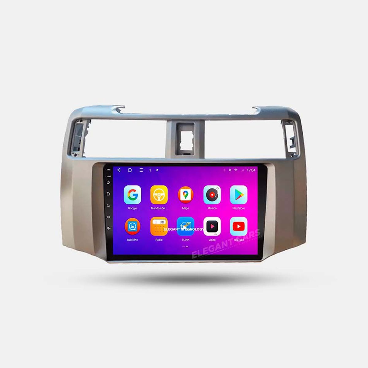 GENERICO - Autoradio Android Elegant Tecnology Toyota 4Runner 2010-2020 4-64Gb 4+64GB 8 Nucleos +Chip