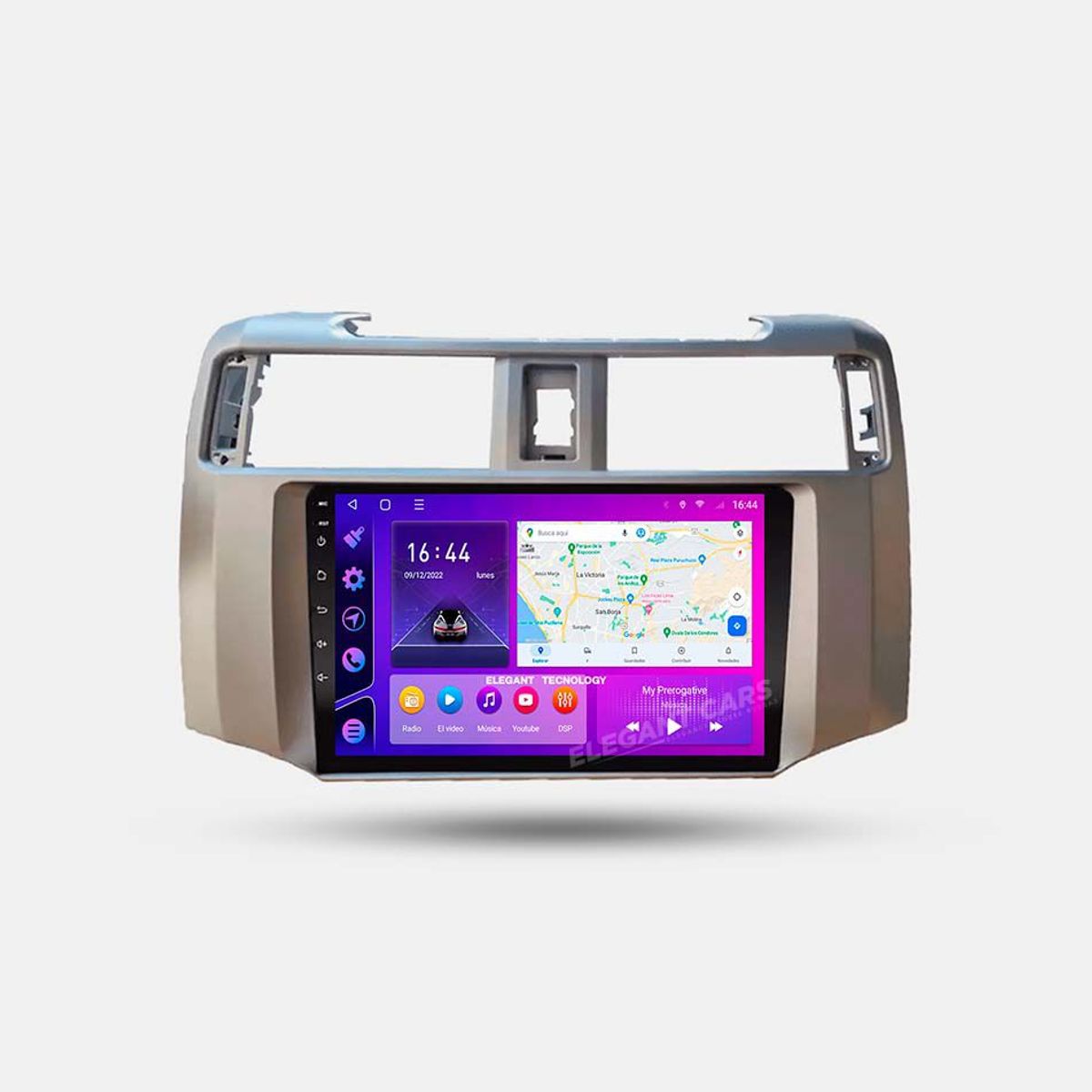 GENERICO - Autoradio Android Elegant Tecnology Toyota 4Runner 2010-2020 4-64Gb 4+64GB 8 Nucleos +Chip