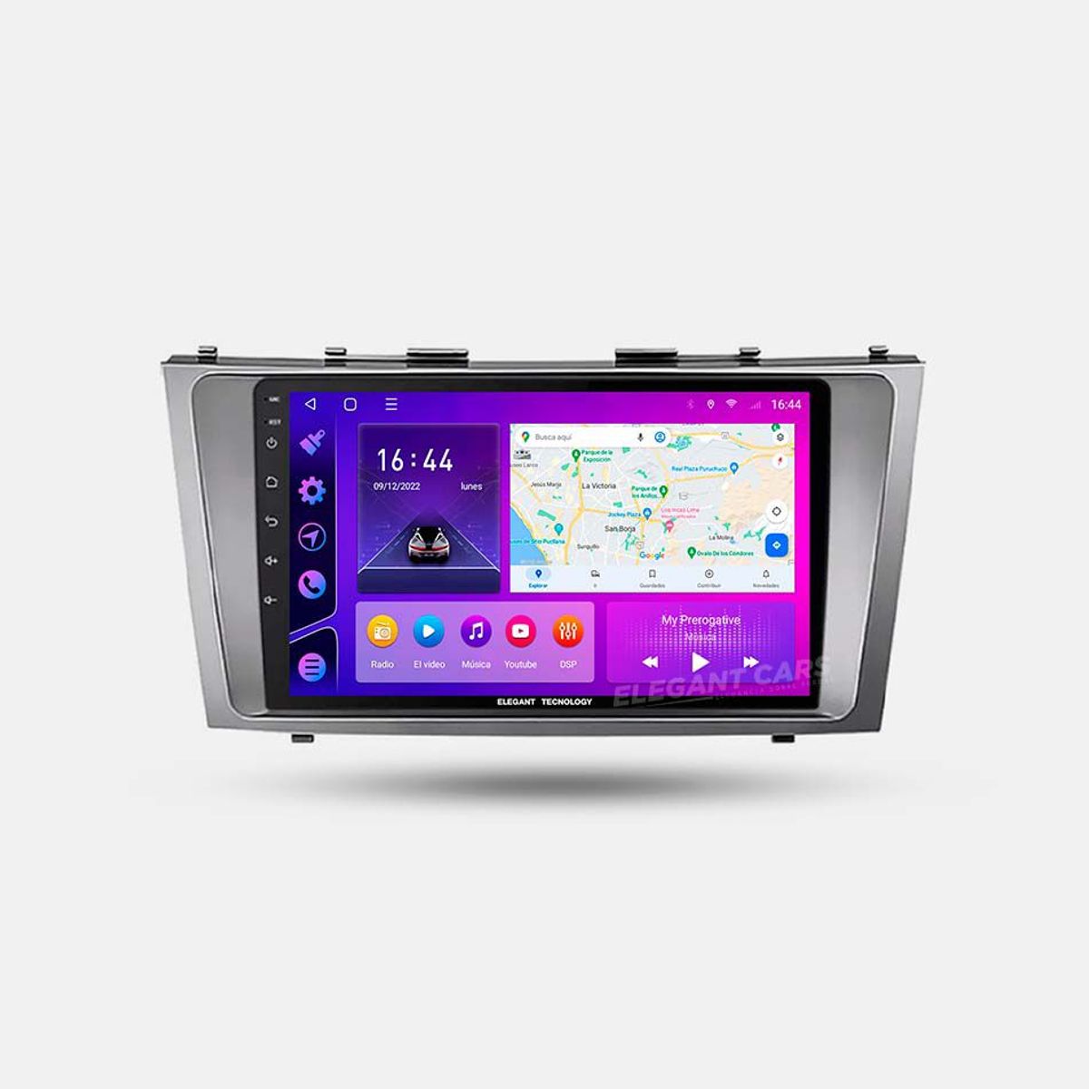 GENERICO - Autoradio Android Elegant Tecnology Toyota Camry 2006-2011 4-64Gb 4+64GB 8 Nucleos +Chip