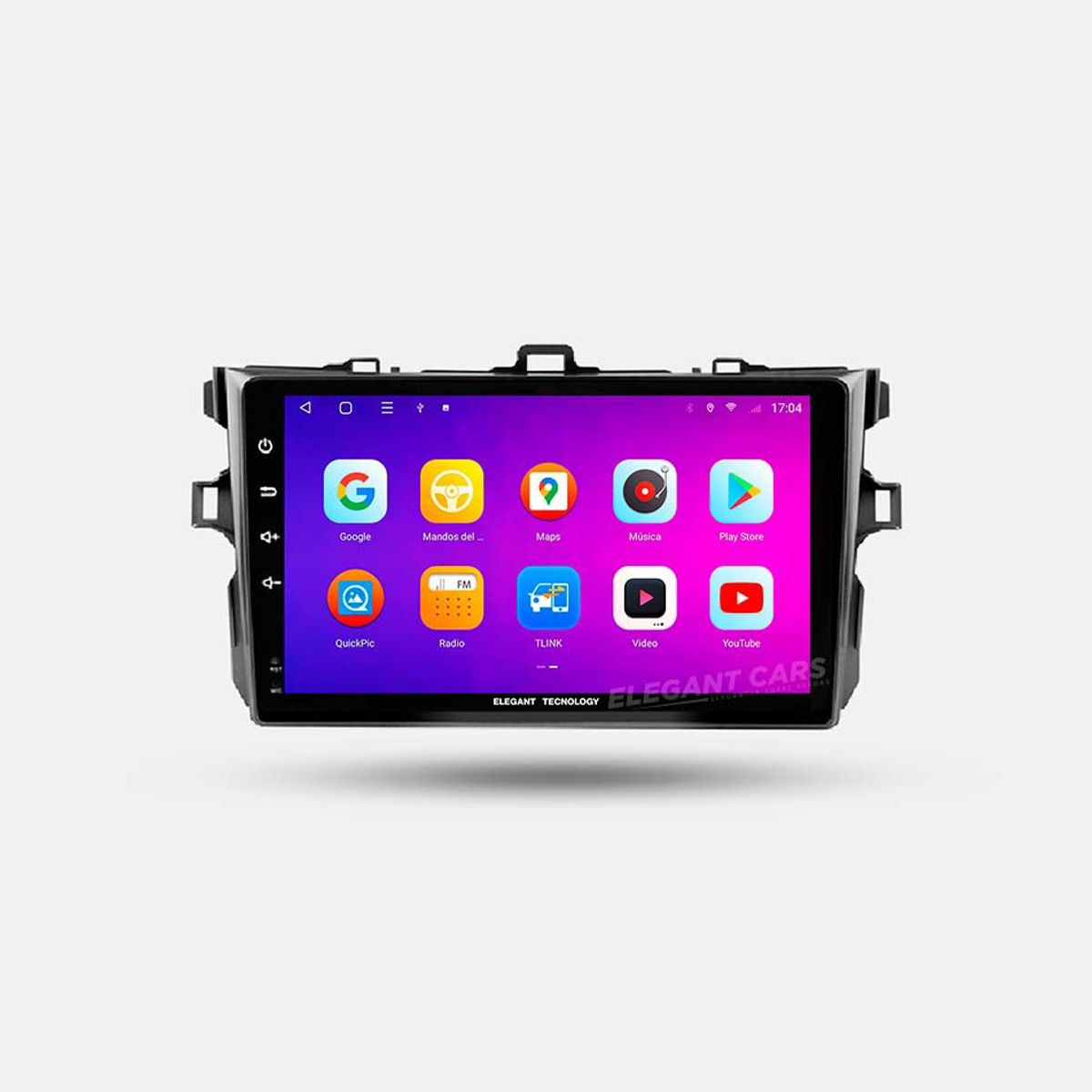 GENERICO - Autoradio Android Elegant Tecnology Toyota Corolla 2006-2013 4-64Gb 4+64GB 8 Nucleos +Chip