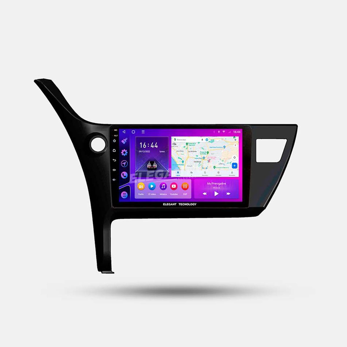 GENERICO - Autoradio Android Elegant Tecnology Toyota Corolla 2017-2019 4-64Gb 4+64GB 8 Nucleos +Chip