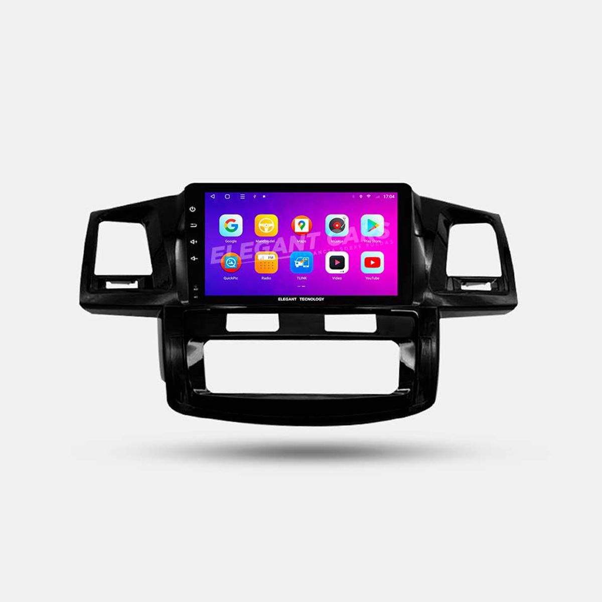 GENERICO - Autoradio Android Elegant Tecnology Toyota Fortuner 2004-2015 4-64Gb 4+64GB 8 Nucleos +Chip