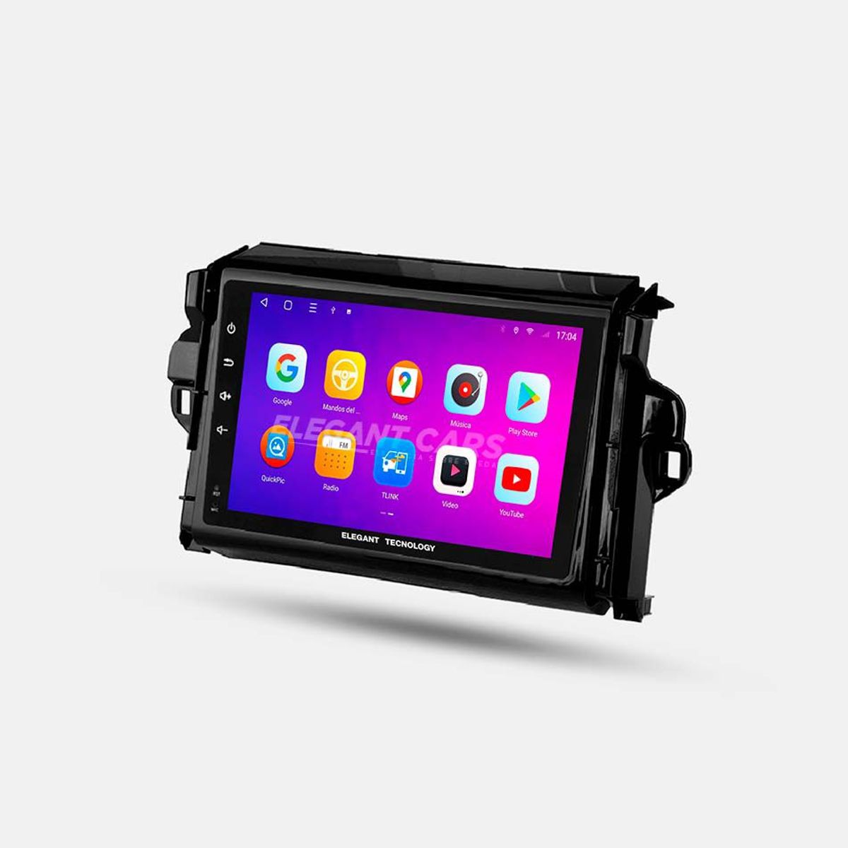 GENERICO - Autoradio Android Elegant Tecnology Toyota Fortuner 2016-2021 4-64Gb 4+64GB 8 Nucleos +Chip