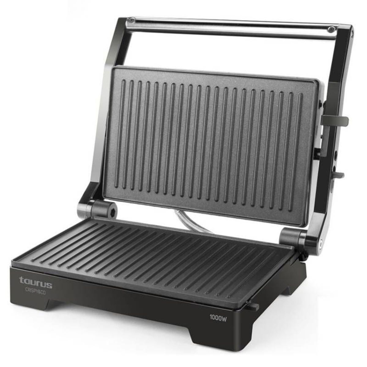 TAURUS - Mini Grill Electrica 1000W Taurus CRISPYCO Negro