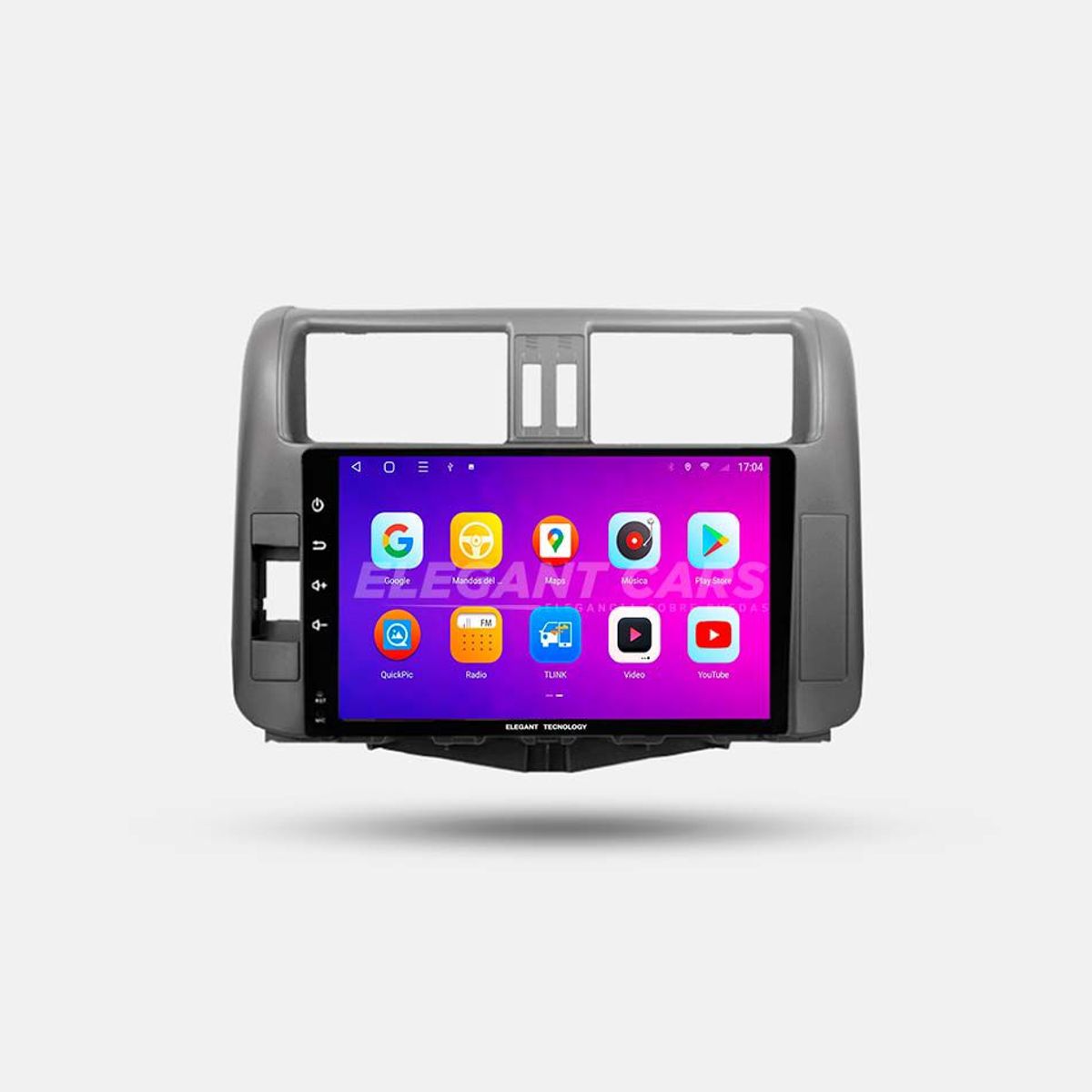 GENERICO - Autoradio Android Elegant Tecnology Toyota Land Cruiser Prado 2010-2014 4-64Gb 4+64GB 8 Nucleos +Chip
