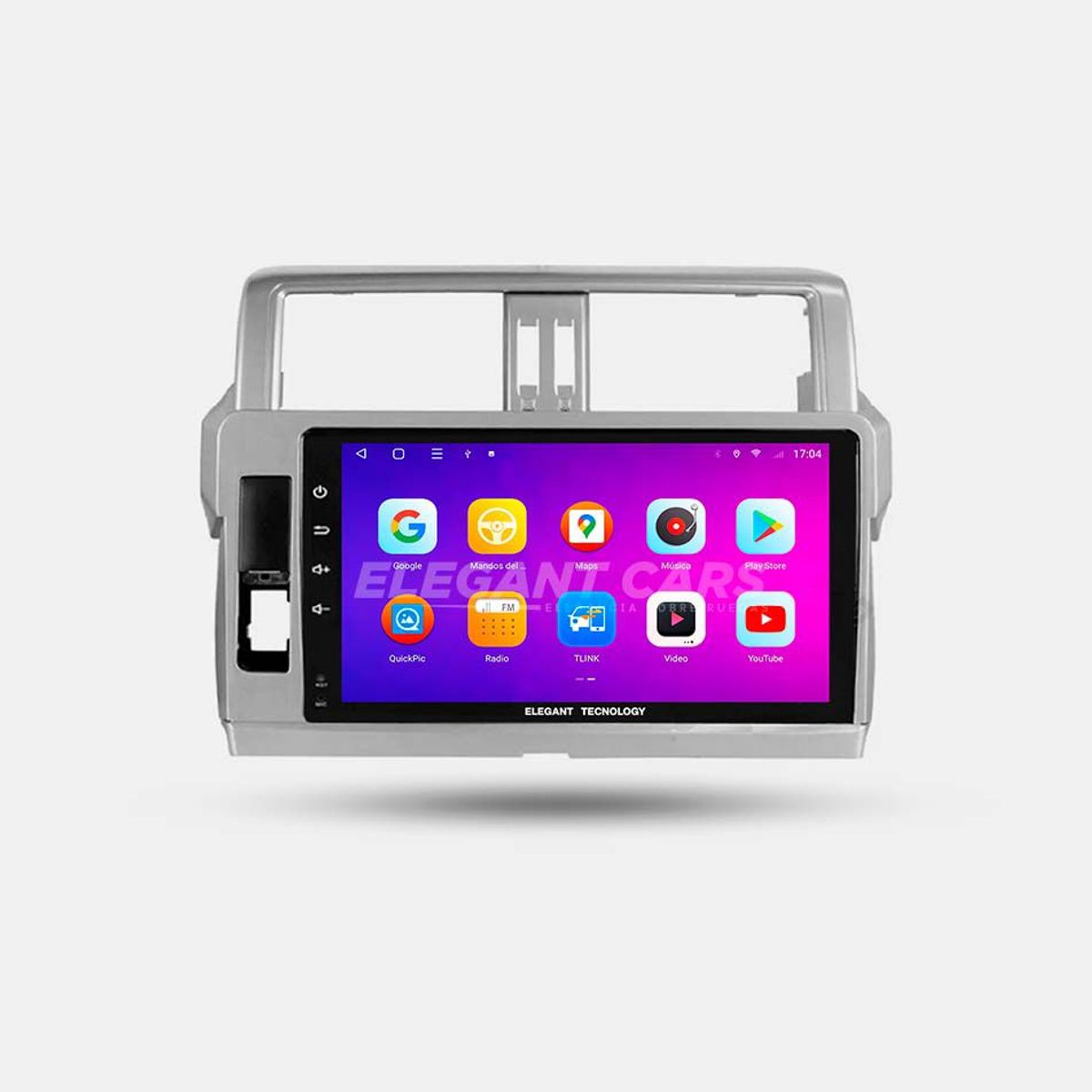 GENERICO - Autoradio Android Elegant Tecnology Toyota Land Cruiser Prado 2014-2018 4-64Gb 4+64GB 8 Nucleos +Chip