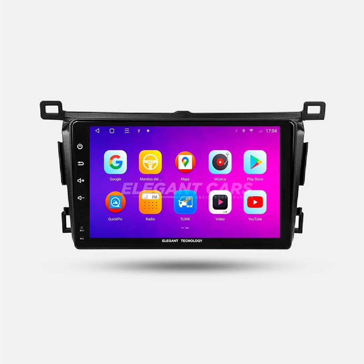 GENERICO - Autoradio Android Elegant Tecnology Toyota Rav4 2013-2018 4-64Gb 4+64GB 8 Nucleos +Chip