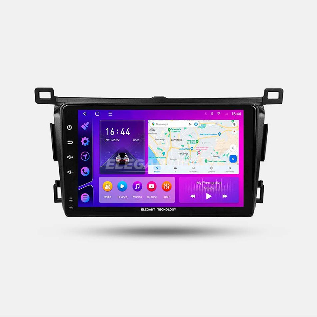 GENERICO - Autoradio Android Elegant Tecnology Toyota Rav4 2013-2018 4-64Gb 4+64GB 8 Nucleos +Chip