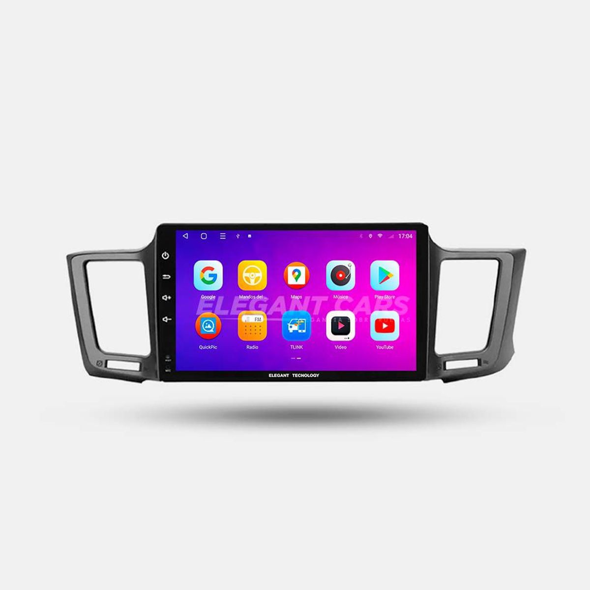 GENERICO - Autoradio Android Elegant Tecnology Toyota Rav4-2013-2018 4-64Gb 4+64GB 8 Nucleos +Chip