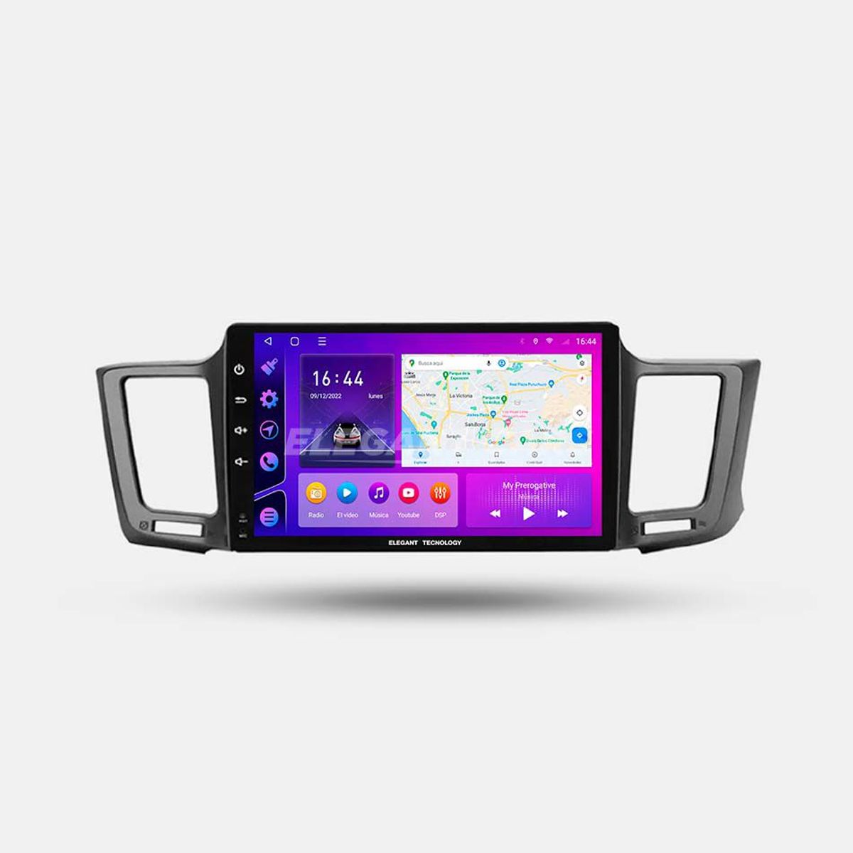 GENERICO - Autoradio Android Elegant Tecnology Toyota Rav4-2013-2018 4-64Gb 4+64GB 8 Nucleos +Chip