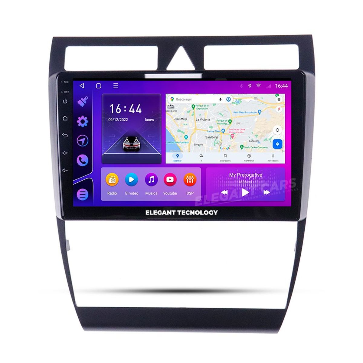 GENERICO - Autoradio Android Elegant TecnologyAudi A6 2002-2006 4-64Gb 4+64GB 8 Nucleos +Chip
