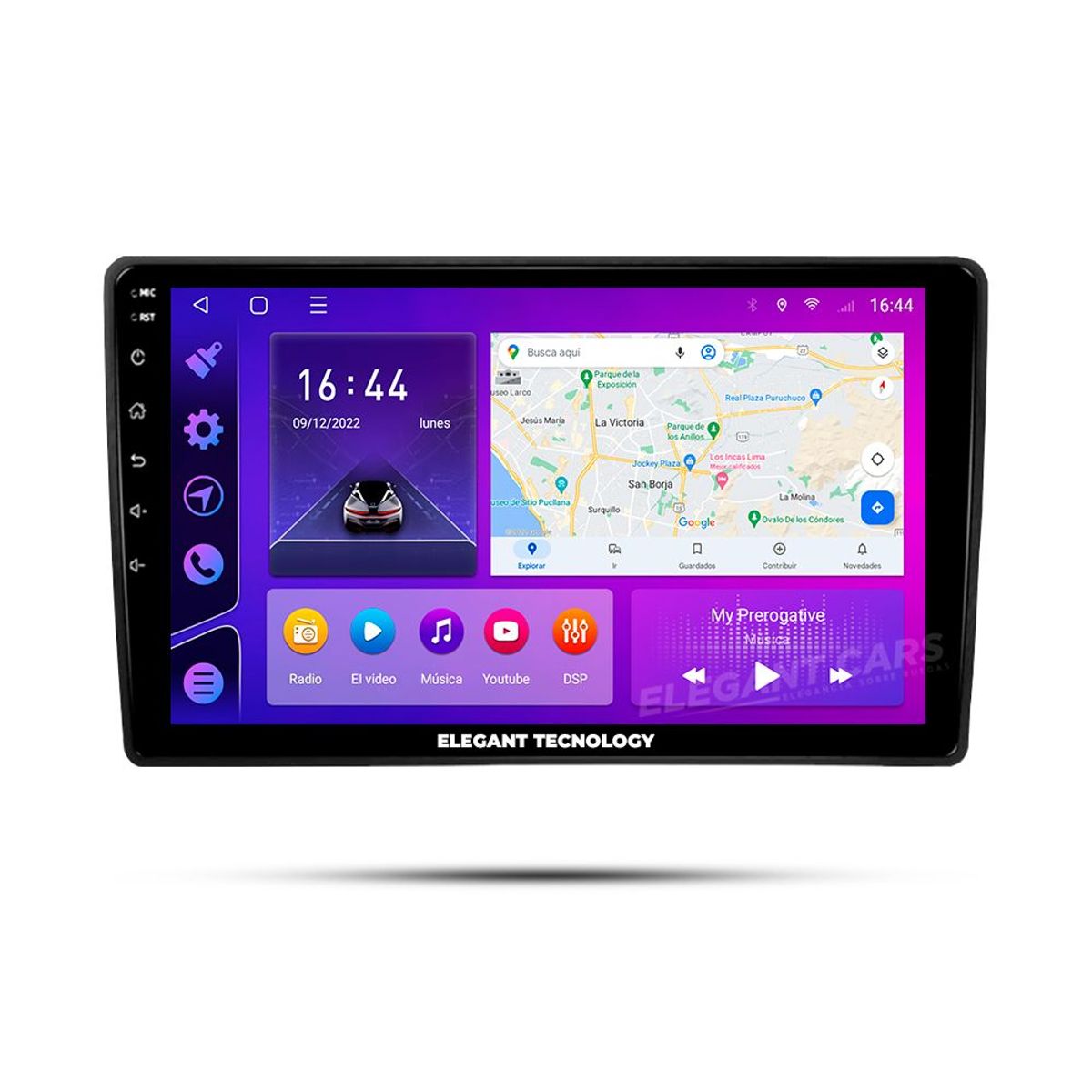 GENERICO - Autoradio Android Elegant Tecnology Baic Senova X35 Q35 2015-2018 4-64Gb 4+64GB 8 Nucleos +Chip