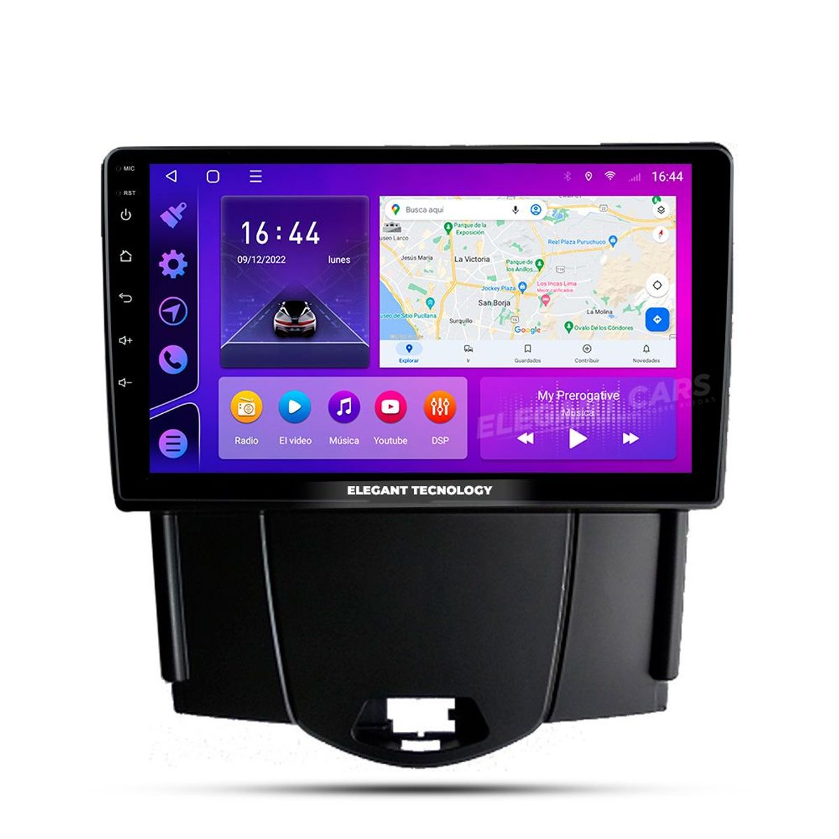 GENERICO - Autoradio Android Elegant Tecnology BYD F3 2014-2021 4-64Gb 4+64GB 8 Nucleos +Chip