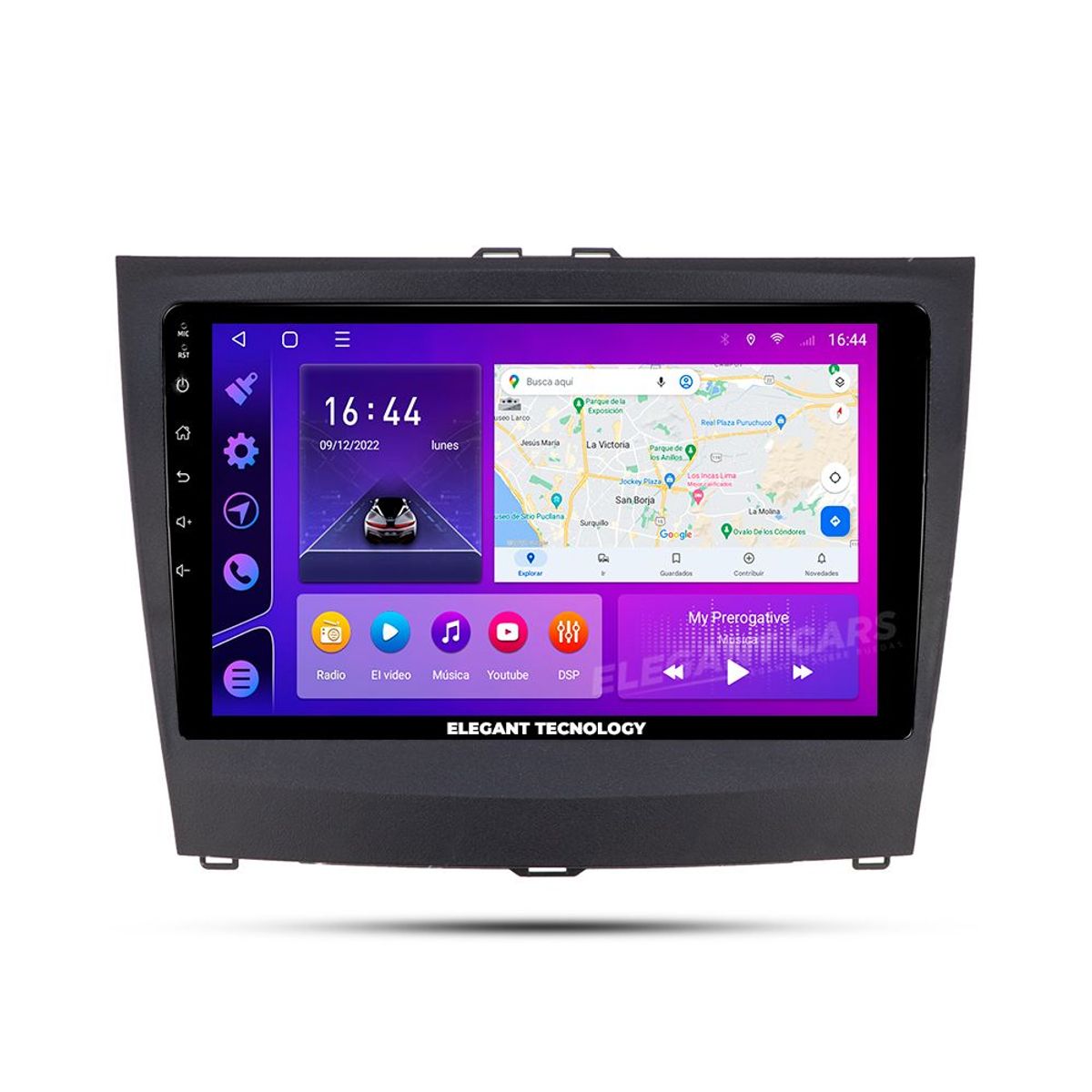 GENERICO - Autoradio Android Elegant Tecnology BYD F3 L3 2010-2016 4-64Gb 4+64GB 8 Nucleos +Chip