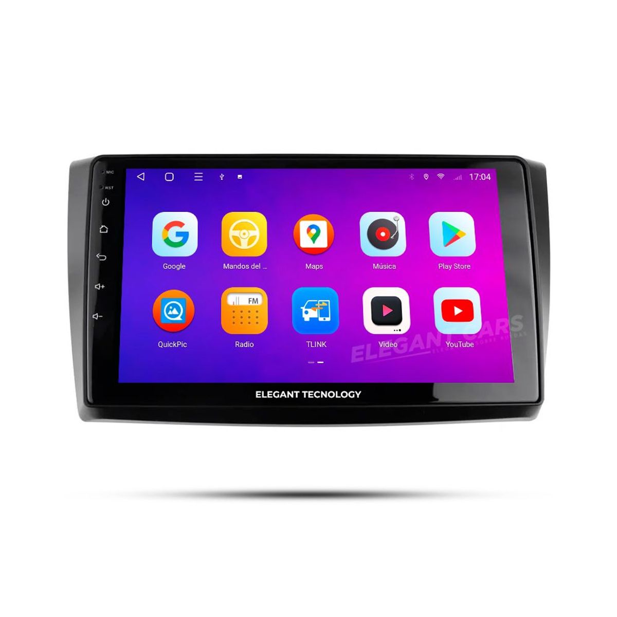 GENERICO - Autoradio Android Elegant Tecnology Changan Alsvin V3 2012-2017 4-64Gb 4+64GB 8 Nucleos +Chip