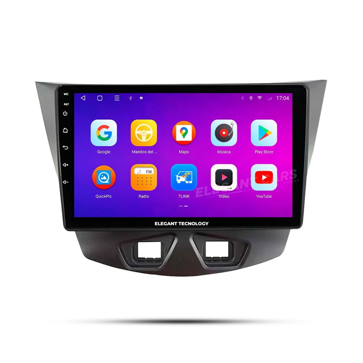 GENERICO - Autoradio Android Elegant Tecnology Chery Arrizo 3 2014-2015 4-64Gb 4+64GB 8 Nucleos +Chip
