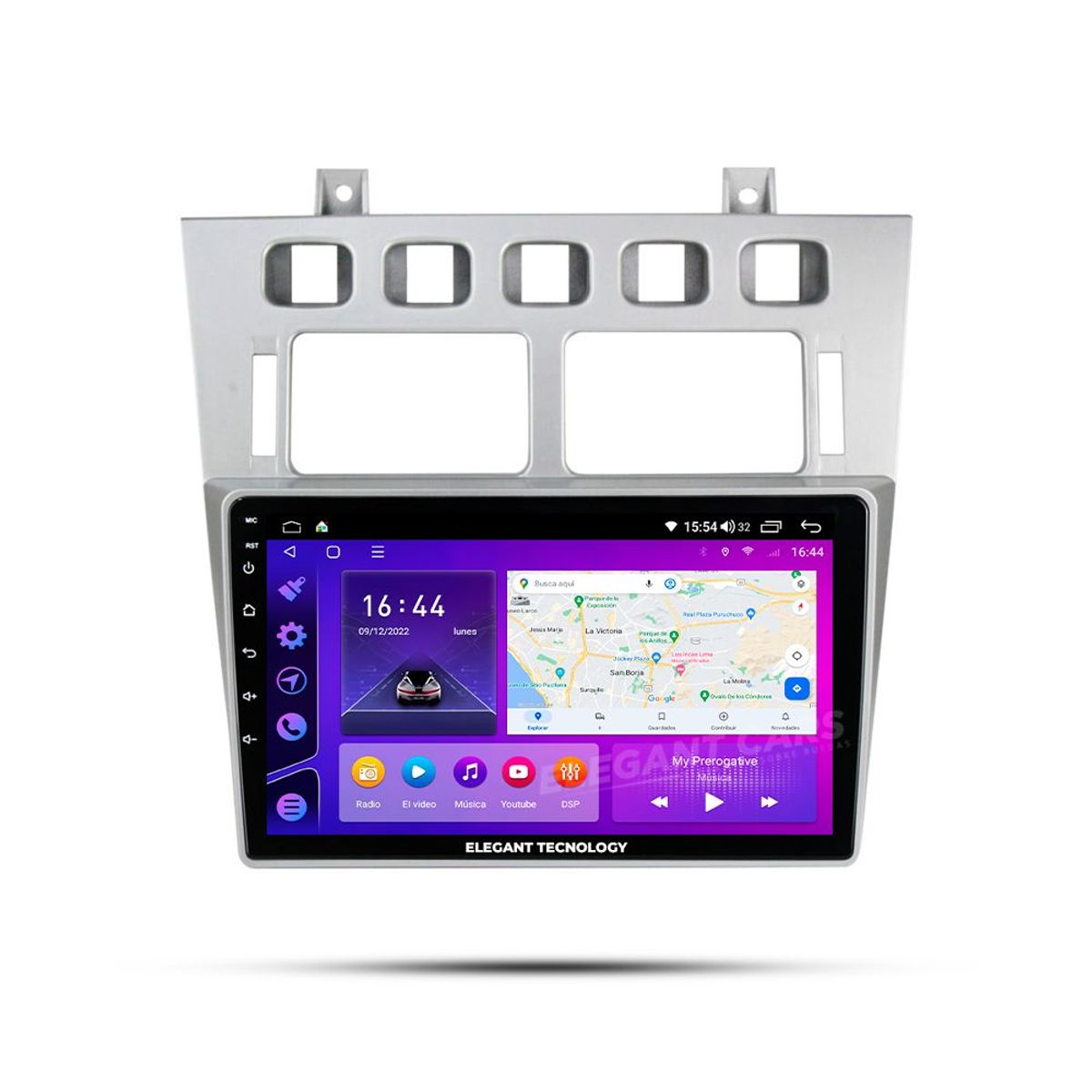 GENERICO - Autoradio Android Elegant Tecnology Chery Cowin 2010-2011 4-64Gb 4+64GB 8 Nucleos +Chip