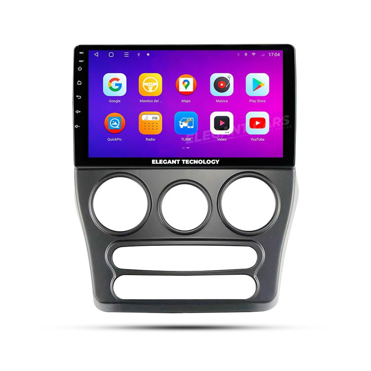 GENERICO - Autoradio Android Elegant Tecnology Chery QQ 2013-2017 4-64Gb 4+64GB 8 Nucleos +Chip